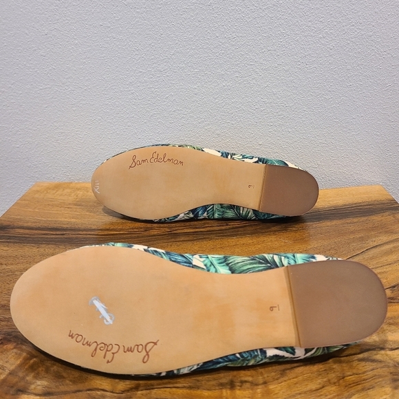Sam Edelman Felicia Palm Leaf Ballet Flats -NWOT - Picture 9 of 10